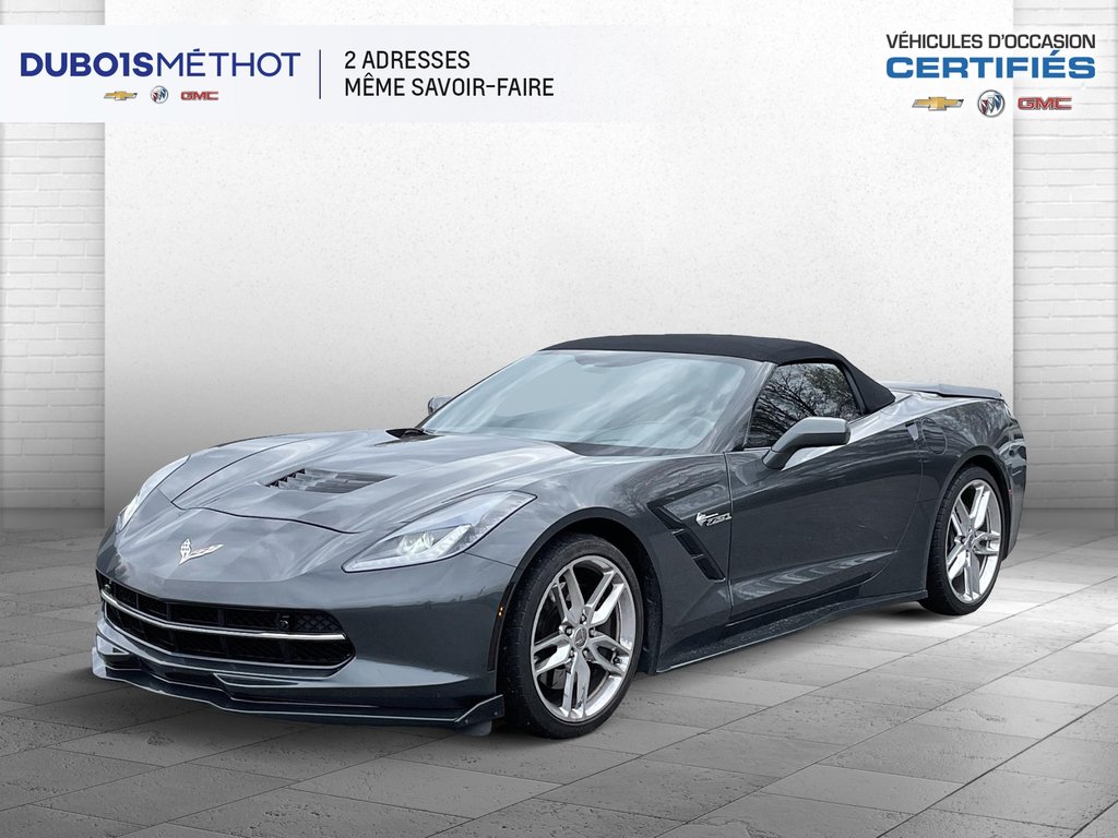 2017 Chevrolet Corvette Z51 2LT, CONVERTIBLE, V8 6.2L, MANUEL  CUIR !!! in Plessisville, Quebec - 10 - w1024h768px