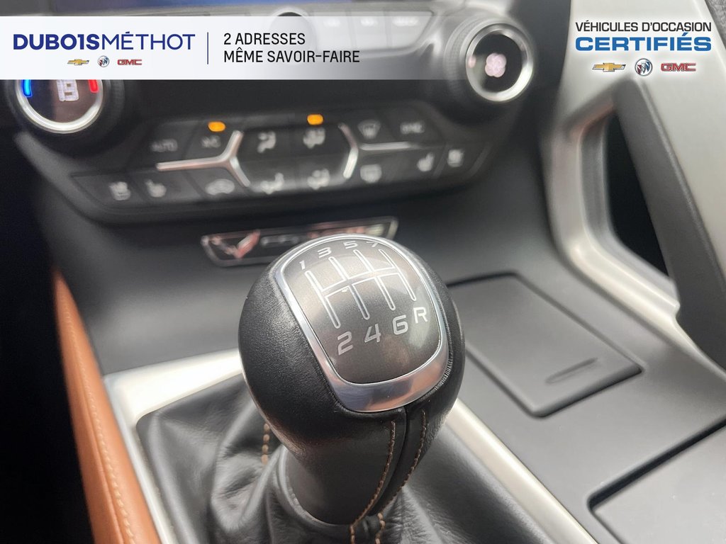 2017 Chevrolet Corvette Z51 2LT, CONVERTIBLE, V8 6.2L, MANUEL  CUIR !!! in Plessisville, Quebec - 27 - w1024h768px