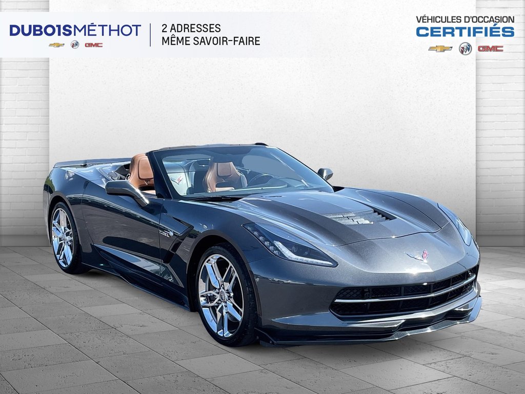 Chevrolet Corvette Z51 2LT, CONVERTIBLE, V8 6.2L, MANUEL  CUIR !!! 2017 à Victoriaville, Québec - 9 - w1024h768px