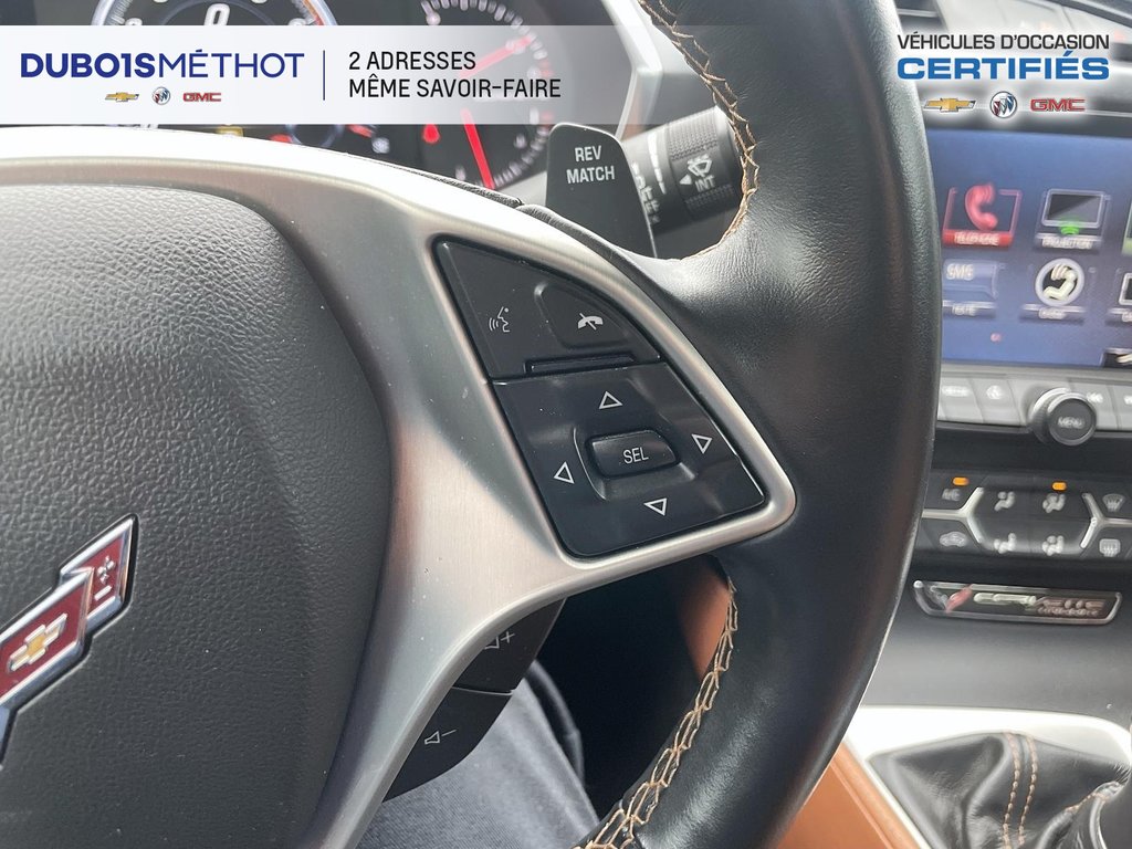 2017 Chevrolet Corvette Z51 2LT, CONVERTIBLE, V8 6.2L, MANUEL  CUIR !!! in Plessisville, Quebec - 31 - w1024h768px