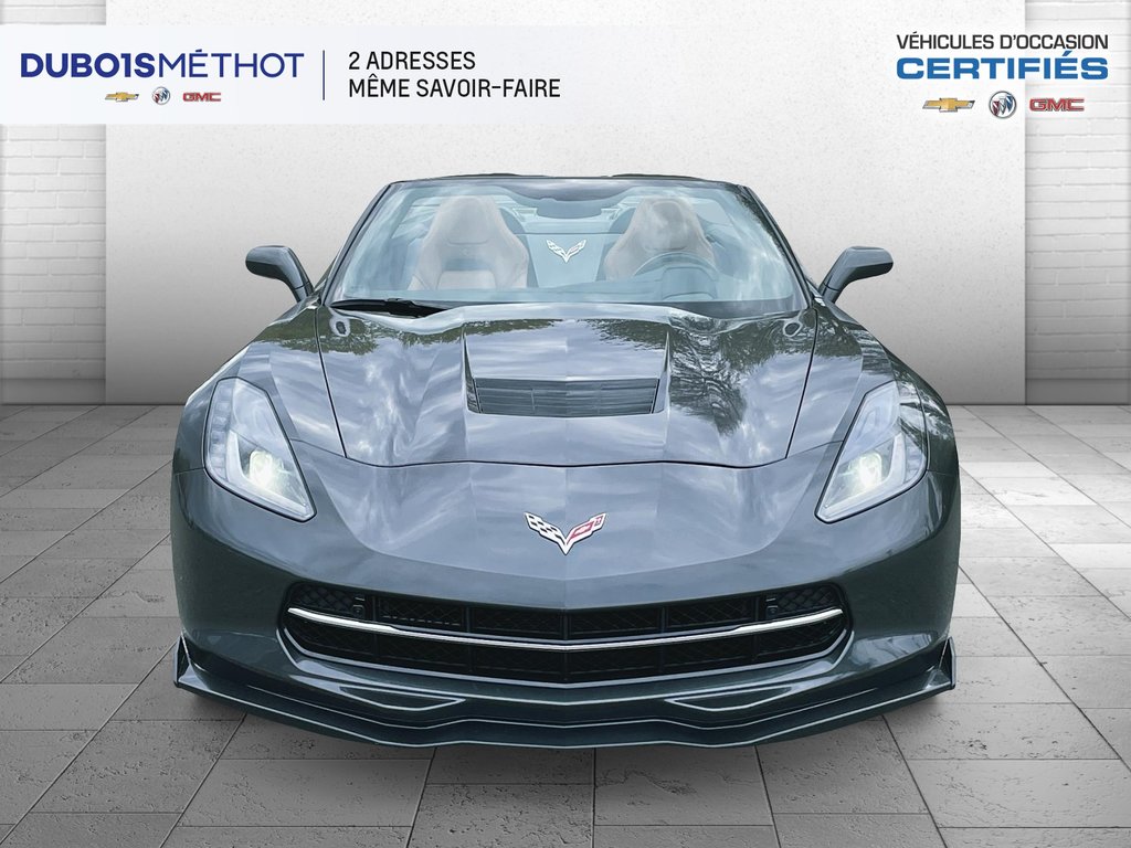 2017 Chevrolet Corvette Z51 2LT, CONVERTIBLE, V8 6.2L, MANUEL  CUIR !!! in Plessisville, Quebec - 3 - w1024h768px