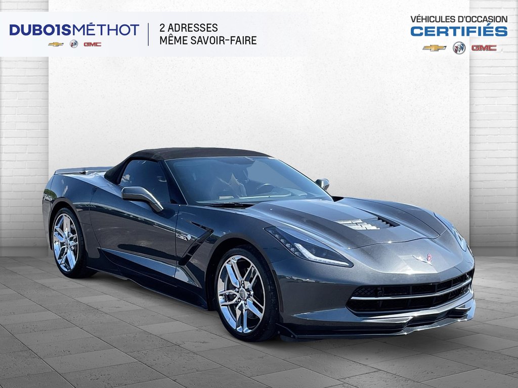 Chevrolet Corvette Z51 2LT, CONVERTIBLE, V8 6.2L, MANUEL  CUIR !!! 2017 à Victoriaville, Québec - 14 - w1024h768px