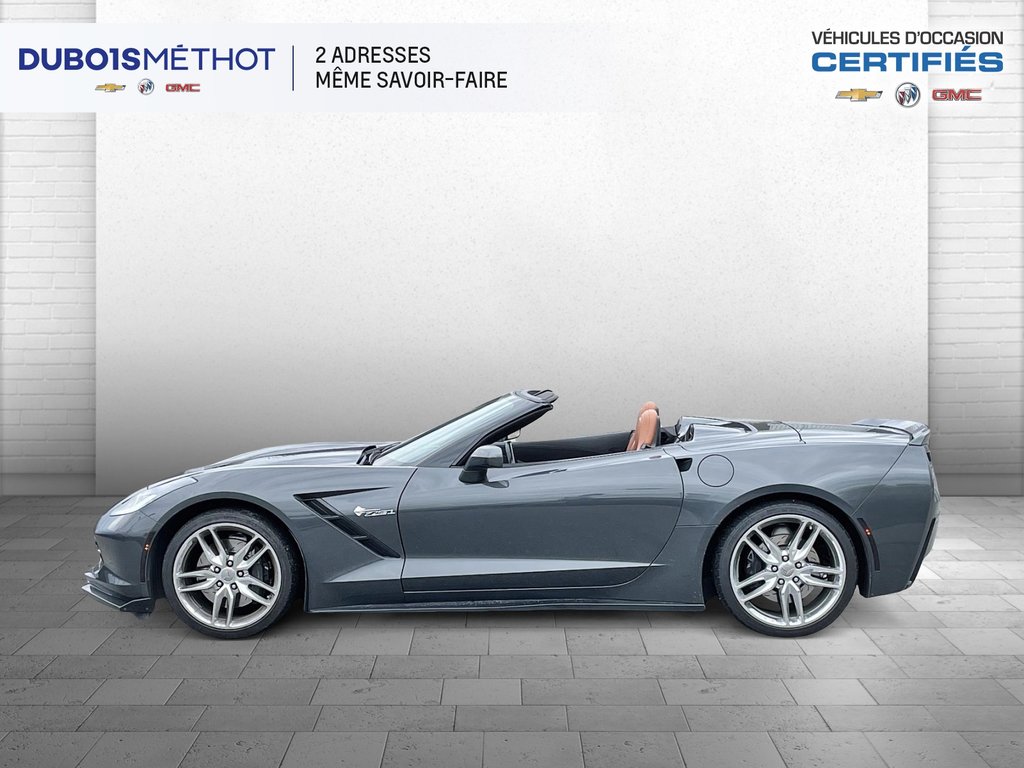 2017 Chevrolet Corvette Z51 2LT, CONVERTIBLE, V8 6.2L, MANUEL  CUIR !!! in Plessisville, Quebec - 4 - w1024h768px