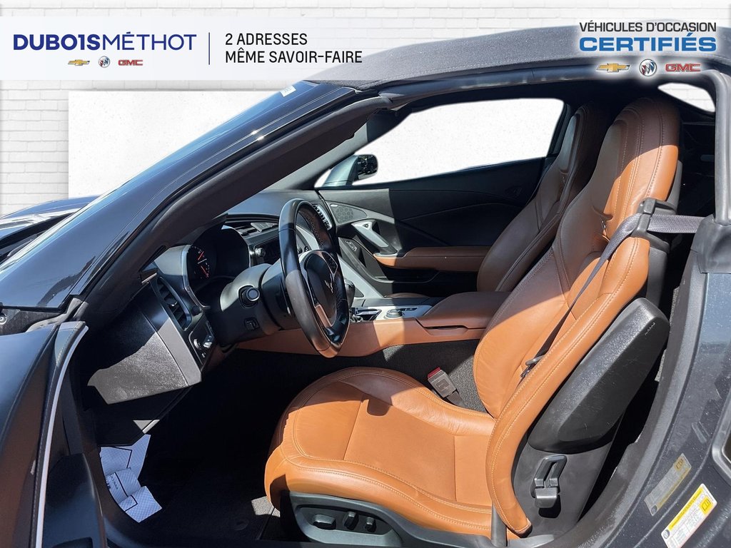 Chevrolet Corvette Z51 2LT, CONVERTIBLE, V8 6.2L, MANUEL  CUIR !!! 2017 à Victoriaville, Québec - 21 - w1024h768px