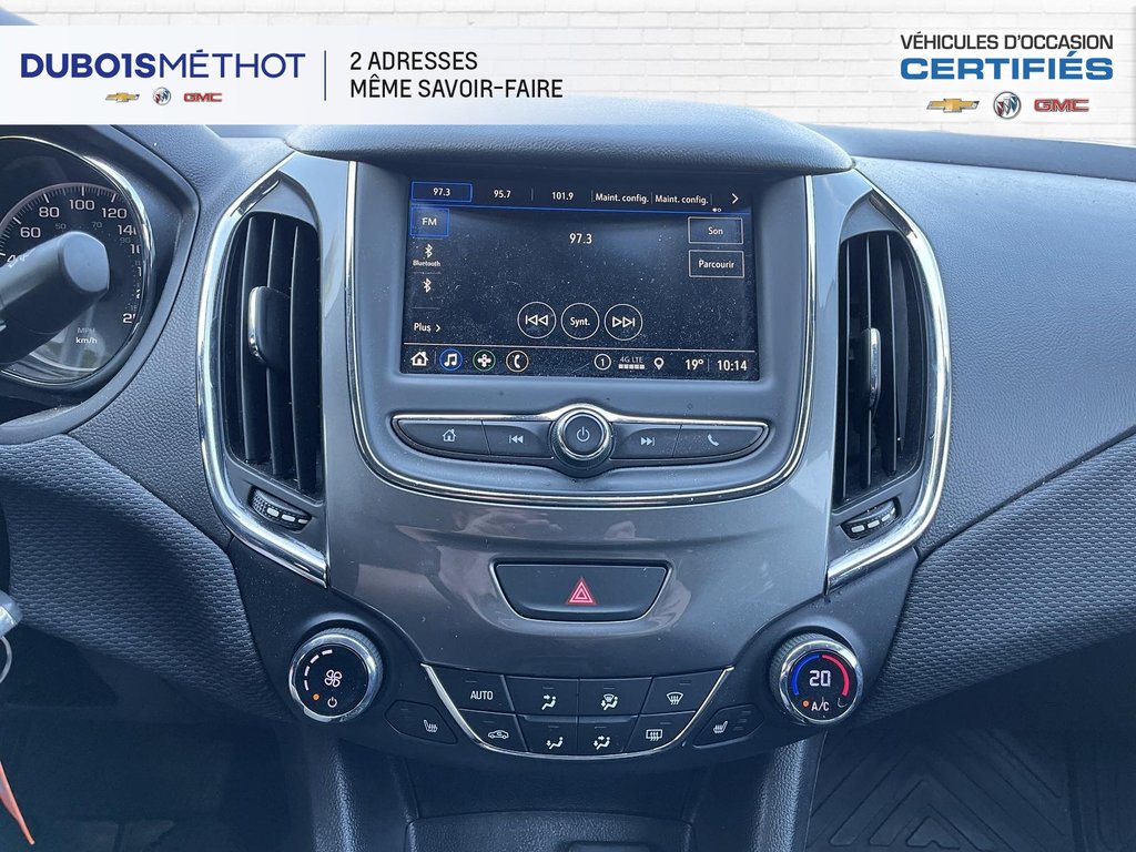 Chevrolet Cruze LT, AUTOMATIQUE, SIEGES CHAUFFANTS 2019 à Victoriaville, Québec - 14 - w1024h768px