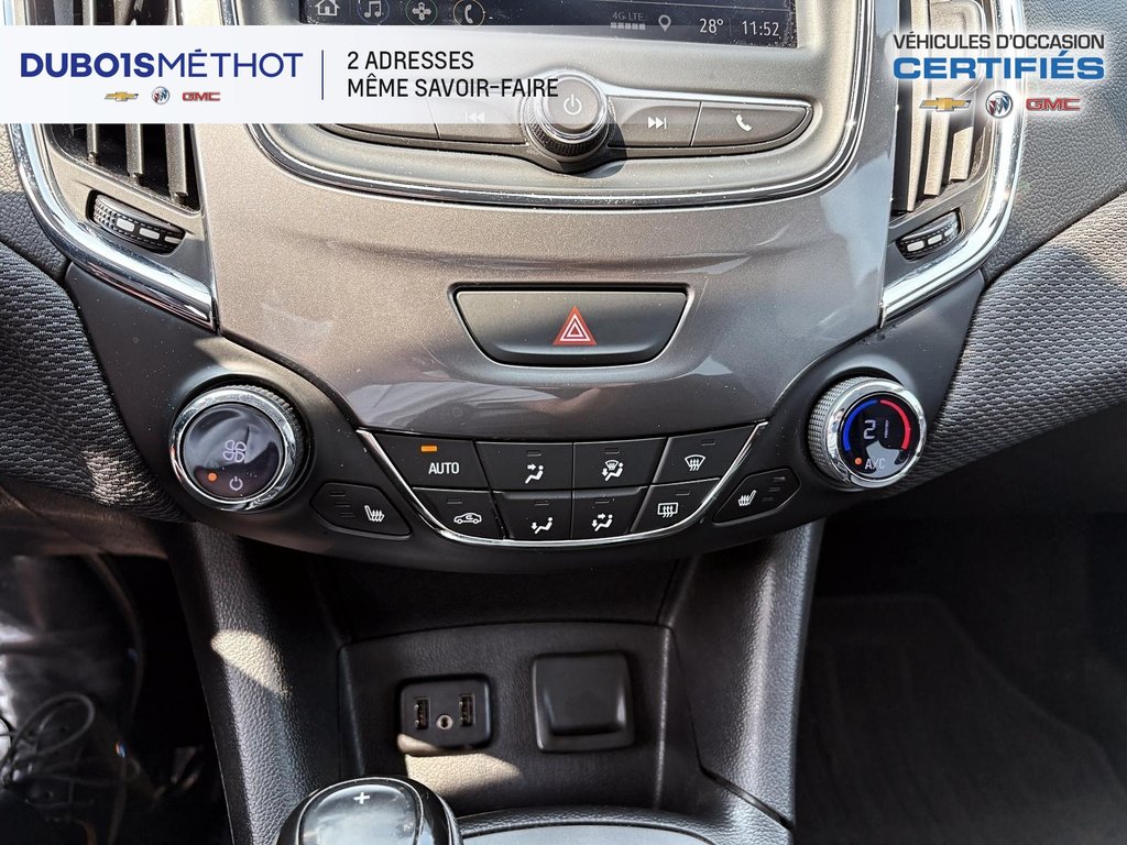 Chevrolet Cruze LT, AUTOMATIQUE, SIEGES CHAUFFANTS 2019 à Victoriaville, Québec - 22 - w1024h768px
