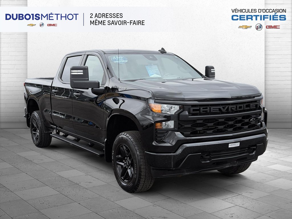 Chevrolet Silverado 1500 CUSTOM, CREW, 2.7L TURBO, 4X4 !!! 2023 à Plessisville, Québec - 10 - w1024h768px