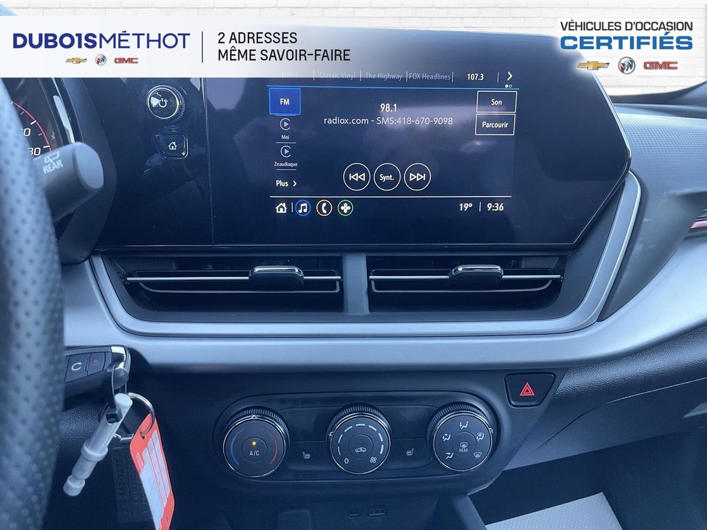 2024 Chevrolet Trax 1RS, AUTOMATIQUE, SIEGES ET VOLANT CHAUFFANT !!! in Victoriaville, Quebec - 21 - w1024h768px