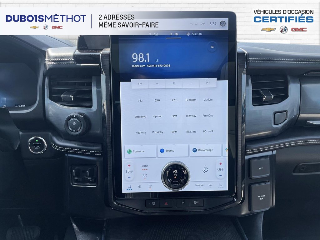 2023 Ford F-150 Lightning PLATINUM, CUIR, TOIT, GPS, 4X4, 100% ELECTRIQUE !! in Plessisville, Quebec - 26 - w1024h768px