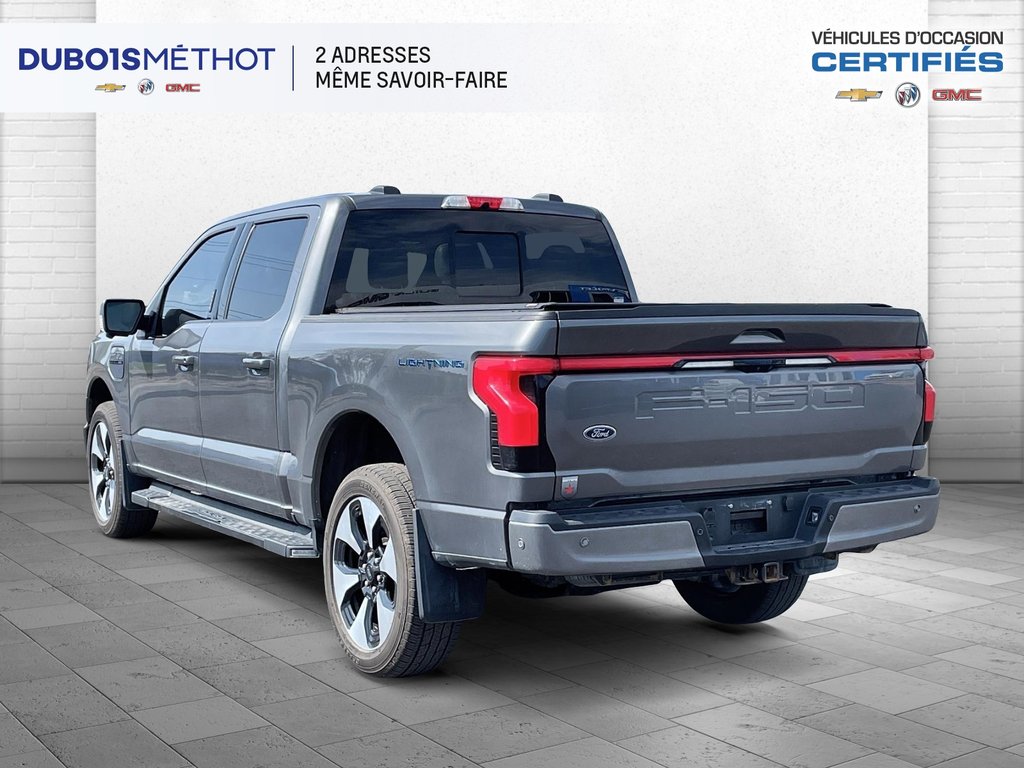 2023 Ford F-150 Lightning PLATINUM, CUIR, TOIT, GPS, 4X4, 100% ELECTRIQUE !! in Plessisville, Quebec - 7 - w1024h768px