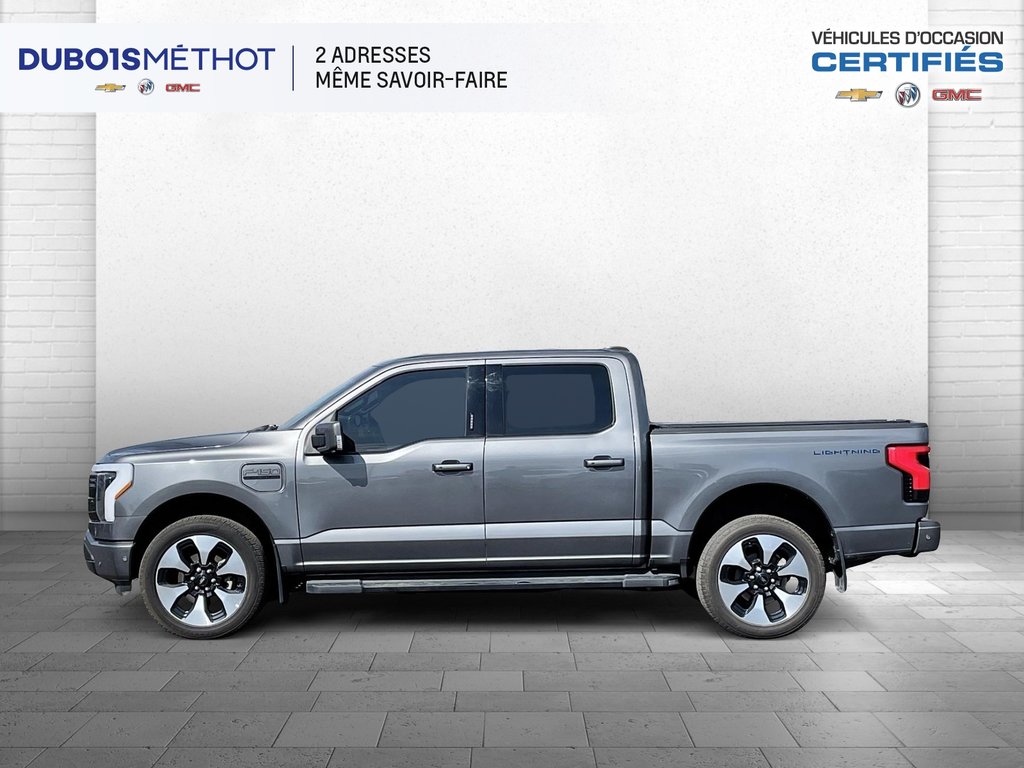 2023 Ford F-150 Lightning PLATINUM, CUIR, TOIT, GPS, 4X4, 100% ELECTRIQUE !! in Plessisville, Quebec - 6 - w1024h768px