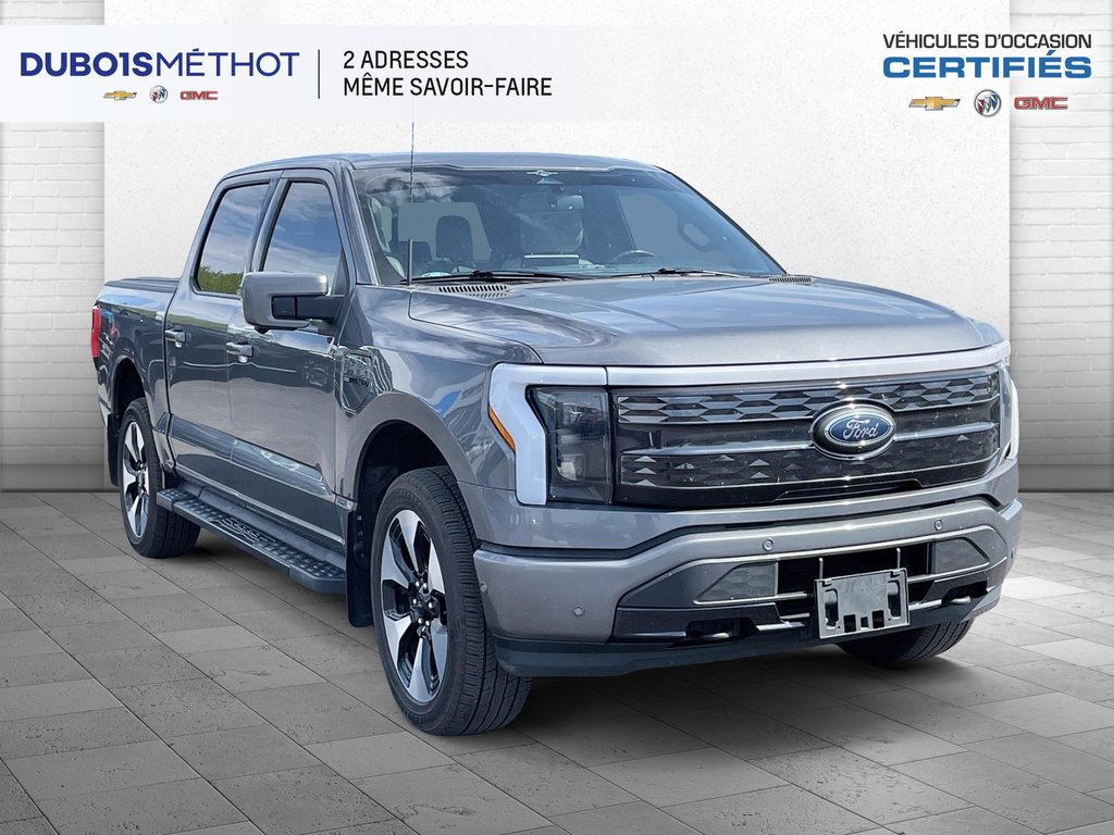 2023 Ford F-150 Lightning PLATINUM, CUIR, TOIT, GPS, 4X4, 100% ELECTRIQUE !! in Plessisville, Quebec - 11 - w1024h768px