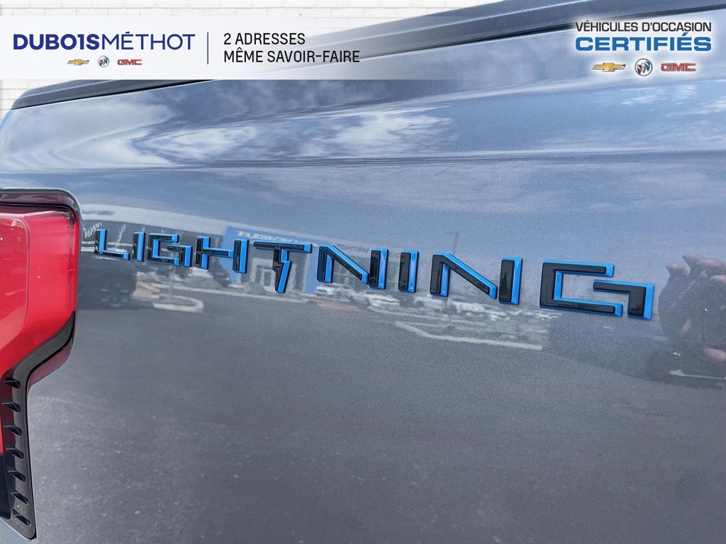 2023 Ford F-150 Lightning PLATINUM, CUIR, TOIT, GPS, 4X4, 100% ELECTRIQUE !! in Plessisville, Quebec - 12 - w1024h768px