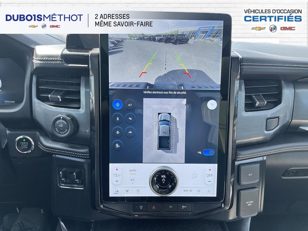 2023 Ford F-150 Lightning PLATINUM, CUIR, TOIT, GPS, 4X4, 100% ELECTRIQUE !! in Plessisville, Quebec - 30 - w1024h768px