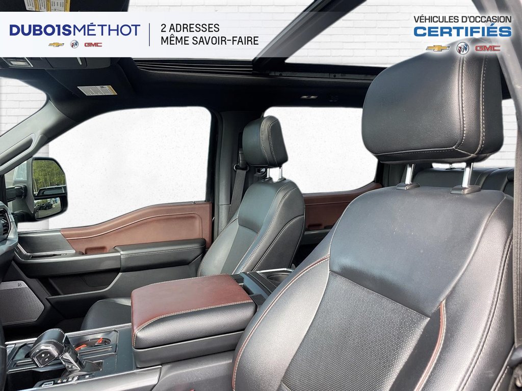 2022 Ford F-150 LARIAT, CUIR, TOIT PANORAMIQUE 4X4 !!! in Victoriaville, Quebec - 18 - w1024h768px