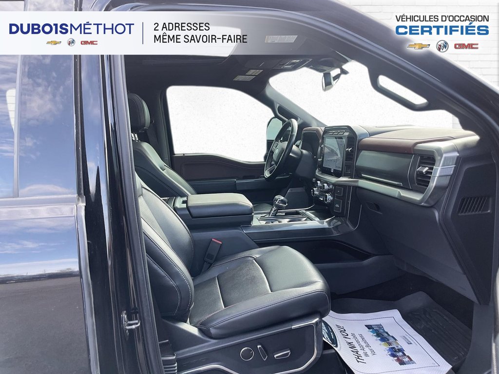 2022 Ford F-150 LARIAT, CUIR, TOIT PANORAMIQUE 4X4 !!! in Victoriaville, Quebec - 15 - w1024h768px