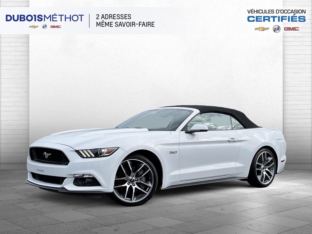 2017 Ford Mustang GT PREMIUM V8 5.0L AUTO CONVERTIBLE INT. CUIR BRUN in Victoriaville, Quebec - 1 - w1024h768px