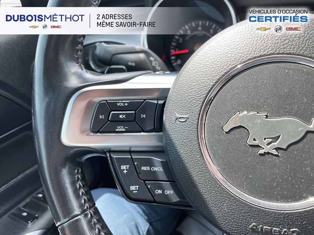 Ford Mustang CONVERTIBLE, ECOBOOST 2.3L TURBO, AUTOMATIQUE, 2019 à Plessisville, Québec - 28 - w1024h768px