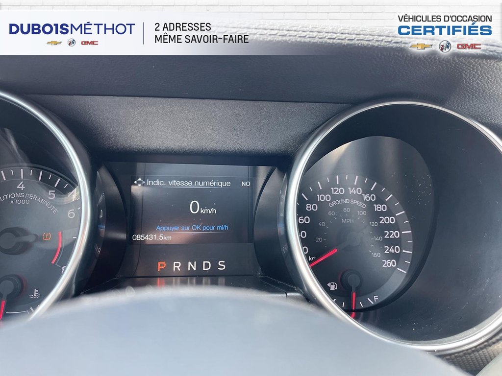 Ford Mustang CONVERTIBLE, ECOBOOST 2.3L TURBO, AUTOMATIQUE, 2019 à Plessisville, Québec - 27 - w1024h768px