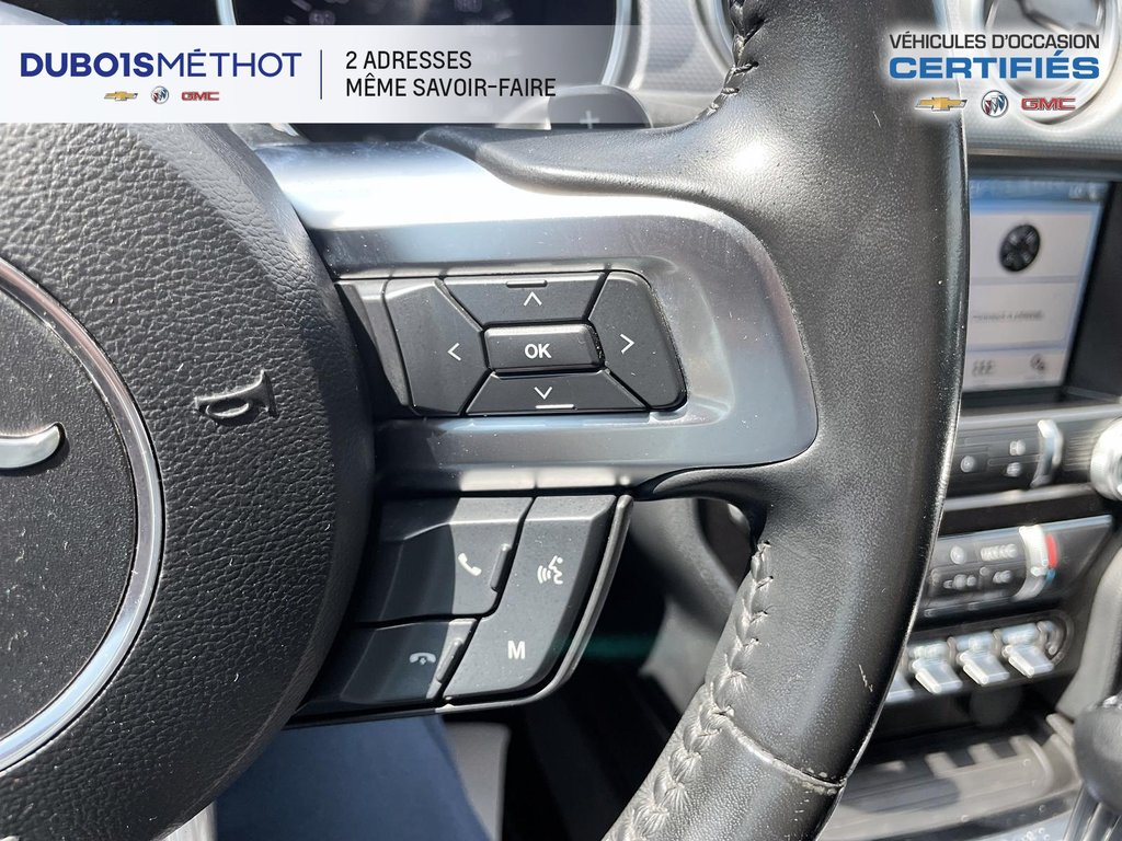 Ford Mustang CONVERTIBLE, ECOBOOST 2.3L TURBO, AUTOMATIQUE, 2019 à Plessisville, Québec - 26 - w1024h768px