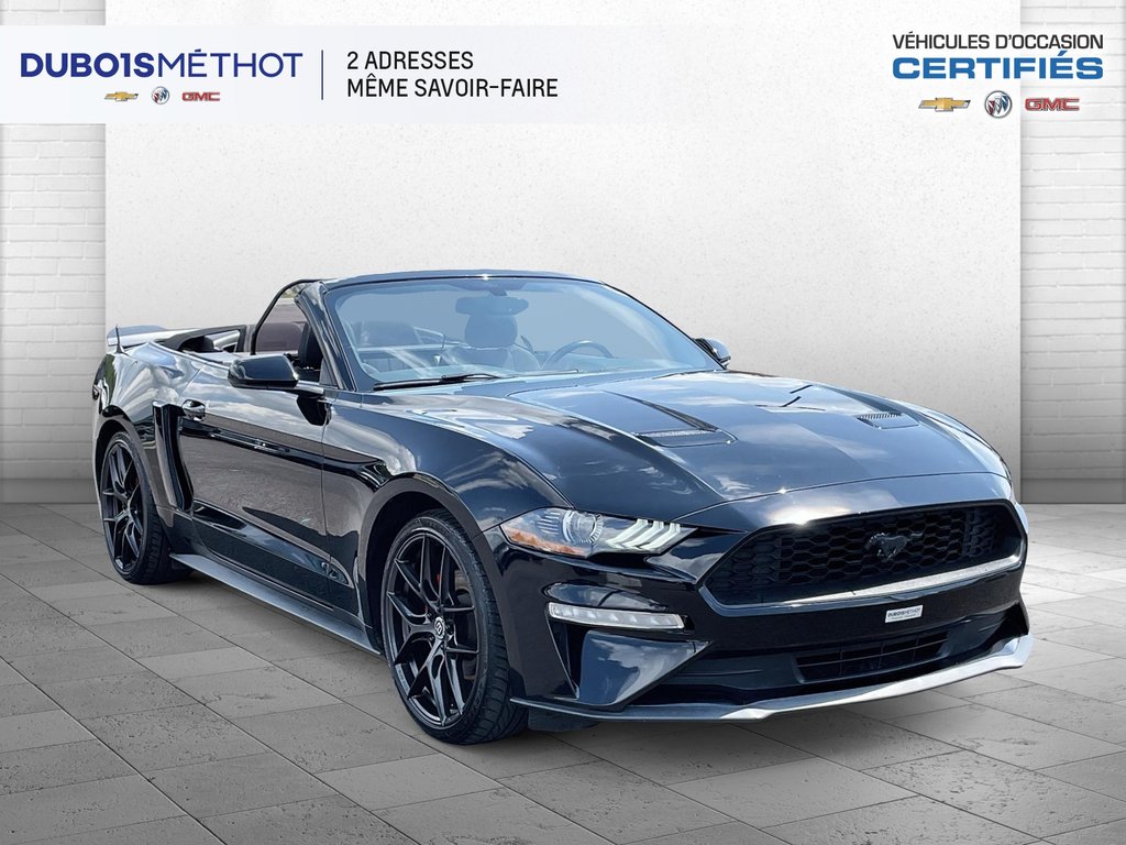 Ford Mustang CONVERTIBLE, ECOBOOST 2.3L TURBO, AUTOMATIQUE, 2019 à Plessisville, Québec - 9 - w1024h768px