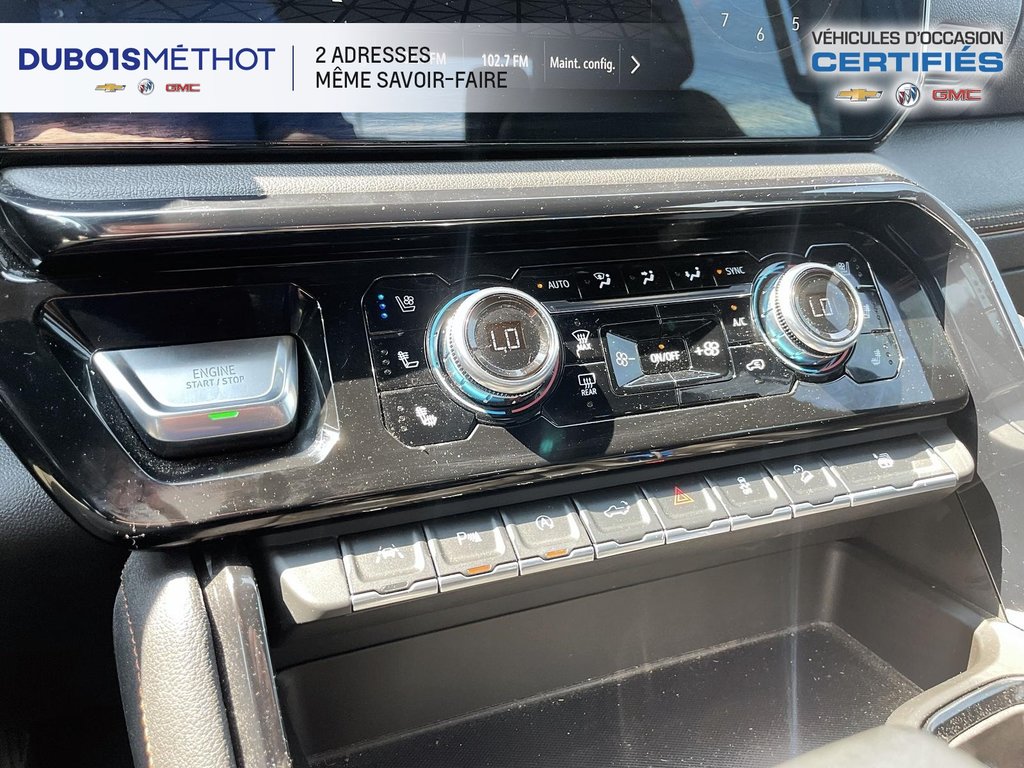 GMC Sierra 1500 AT4, DURAMAX 3.0L DIESEL CREW CUIR 4X4, CONSOLE !! 2023 à Plessisville, Québec - 28 - w1024h768px