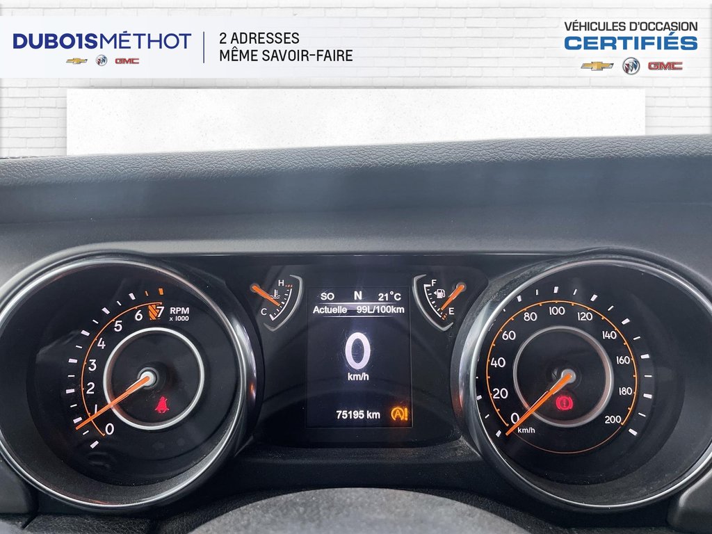 Jeep Wrangler SPORT, MANUEL, 4X4 !!! 2019 à Victoriaville, Québec - 20 - w1024h768px