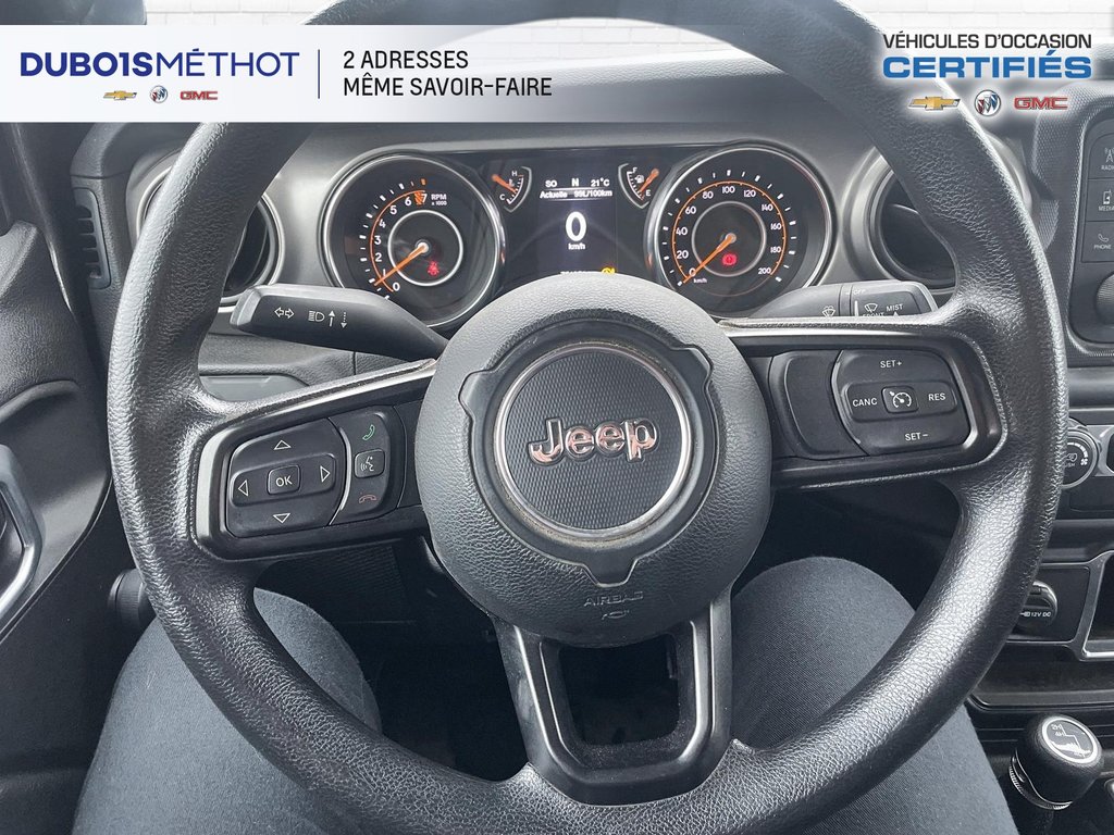 Jeep Wrangler SPORT, MANUEL, 4X4 !!! 2019 à Victoriaville, Québec - 17 - w1024h768px