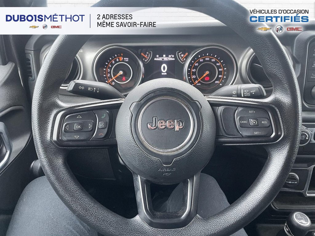 Jeep Wrangler SPORT, MANUEL, 4X4 !!! 2019 à Victoriaville, Québec - 13 - w1024h768px