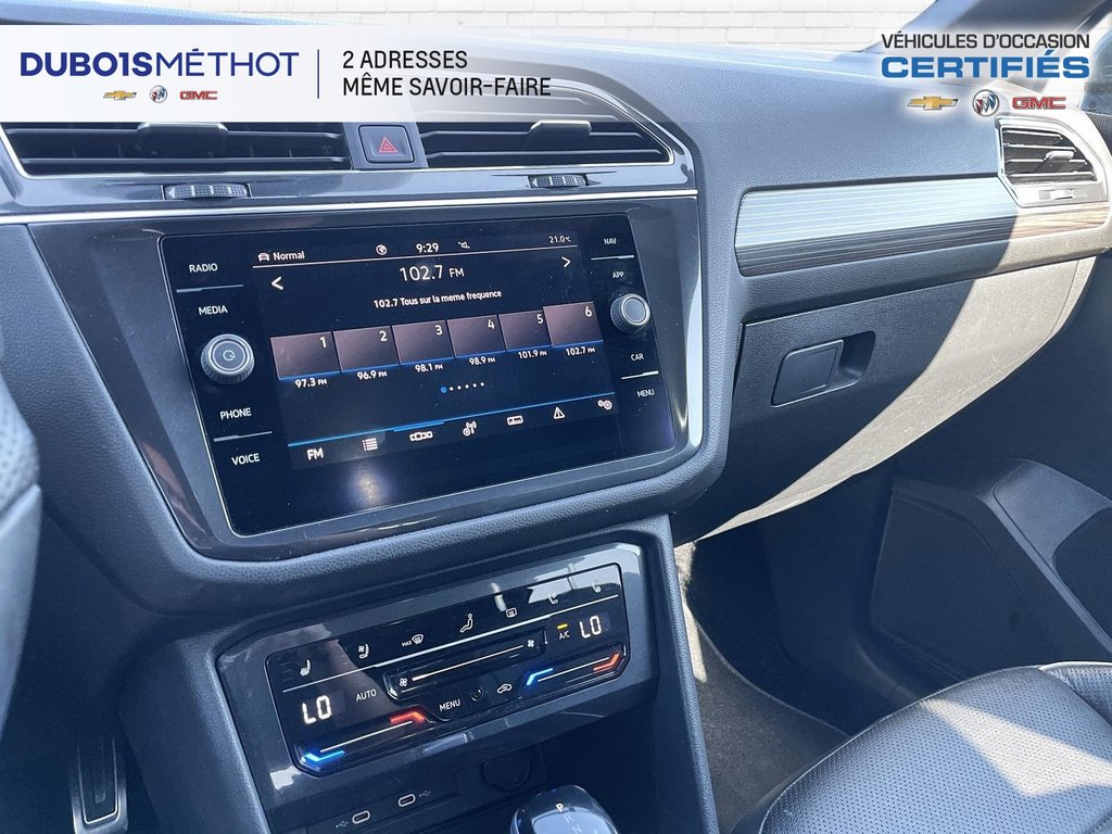 Volkswagen Tiguan HIGHLINE R LINE, 4 MOTION AWD, CUIR, TOIT, GPS !!! 2022 à Victoriaville, Québec - 30 - w1024h768px