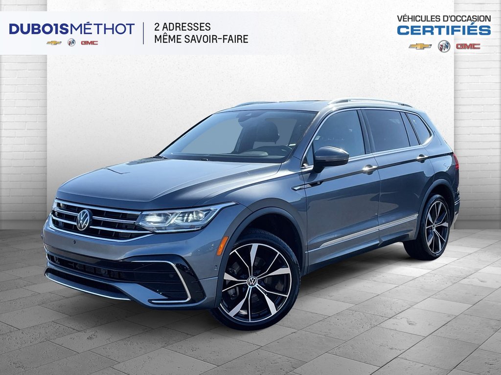 Volkswagen Tiguan HIGHLINE R LINE, 4 MOTION AWD, CUIR, TOIT, GPS !!! 2022 à Victoriaville, Québec - 1 - w1024h768px