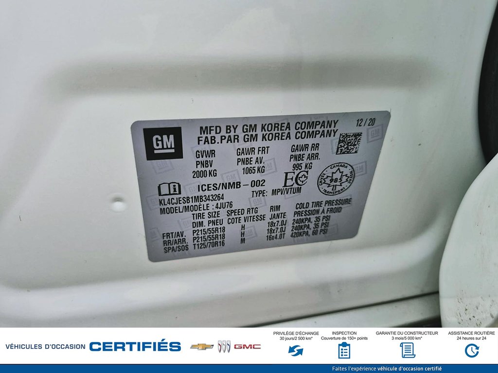 Buick ENCORE 4DR AWD PREFERRED 2021 à Alma, Québec - 28 - w1024h768px
