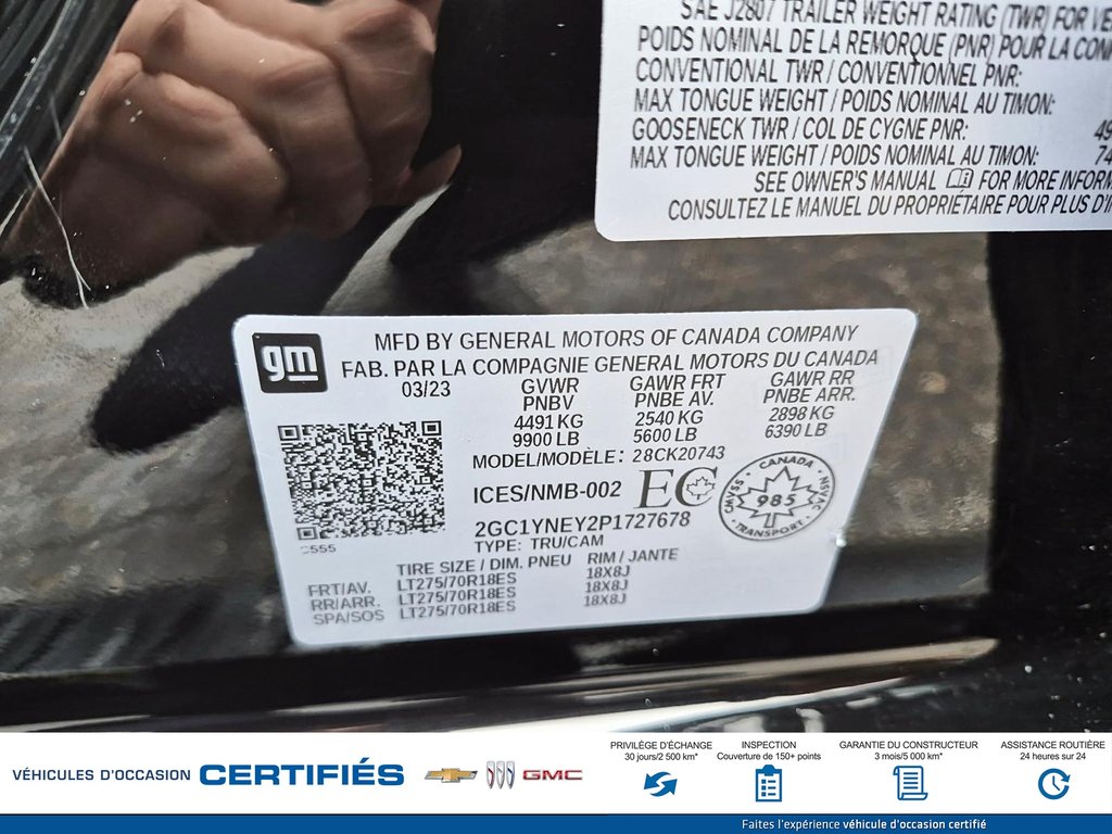 2023 Chevrolet Silverado 2500 HD 4WD Crew Cab LT in Alma, Quebec - 34 - w1024h768px