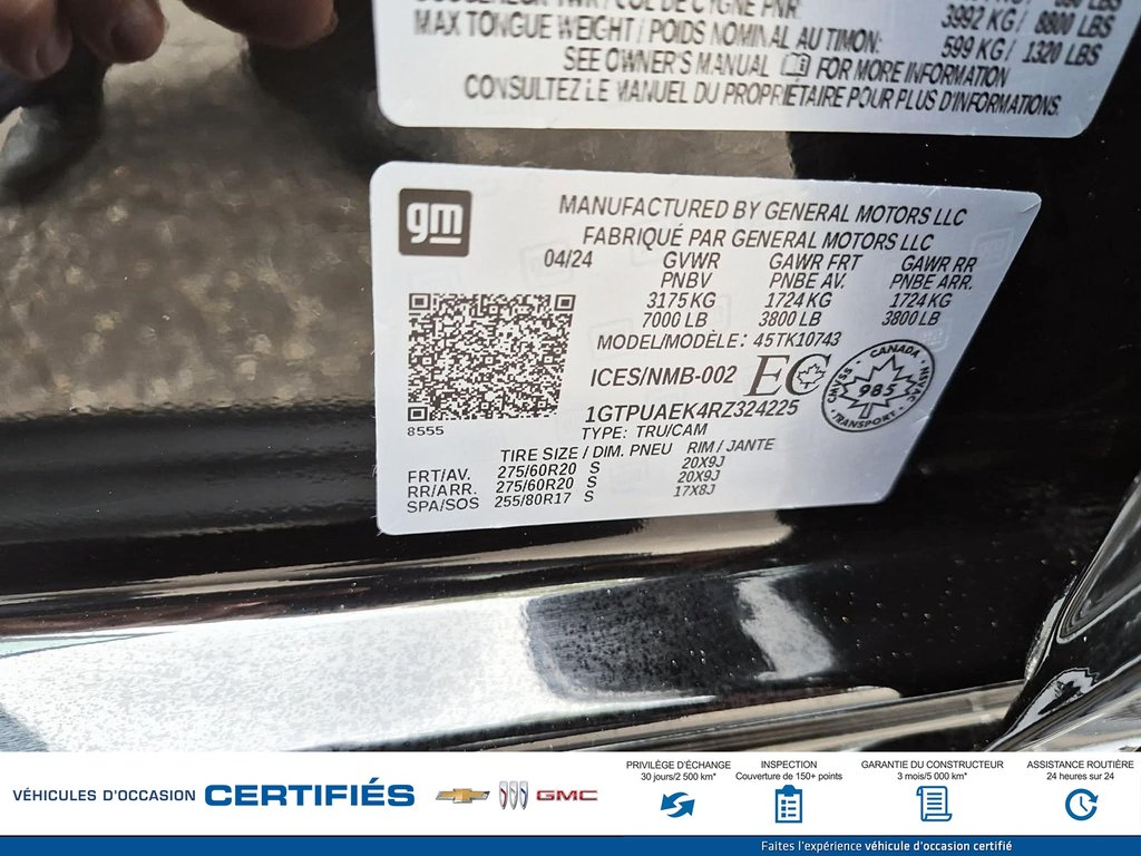 2024 GMC SIERRA 1500 in Alma, Quebec - 29 - w1024h768px