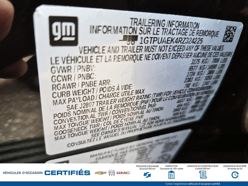 2024 GMC SIERRA 1500 in Alma, Quebec - 28 - w1024h768px