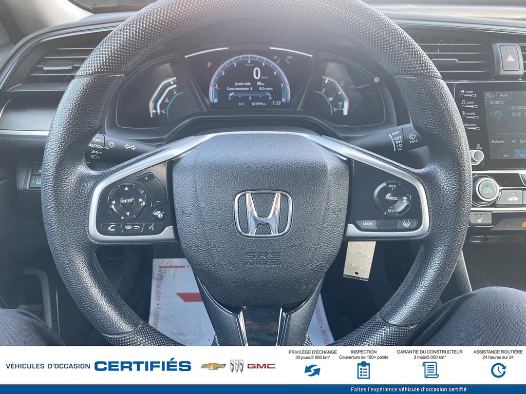 2019 Honda Civic LX in Alma, Quebec - 13 - w1024h768px