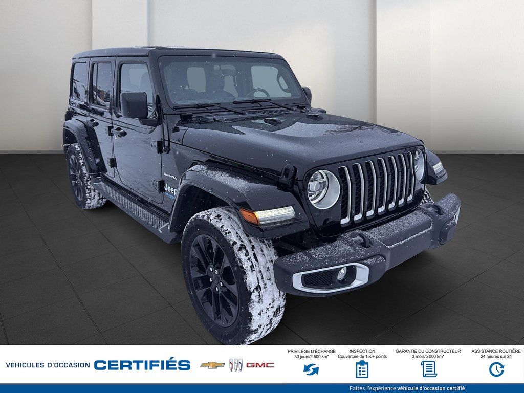 2021 Jeep WRANGLER Unlimited 4 dr Sahara 4XE PHEV in Alma, Quebec - 3 - w1024h768px