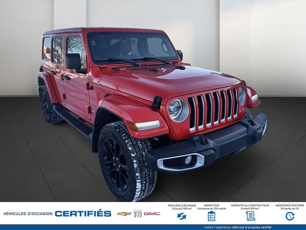 2021 Jeep WRANGLER Unlimited 4 dr Sahara 4XE PHEV in Alma, Quebec - 5 - w1024h768px