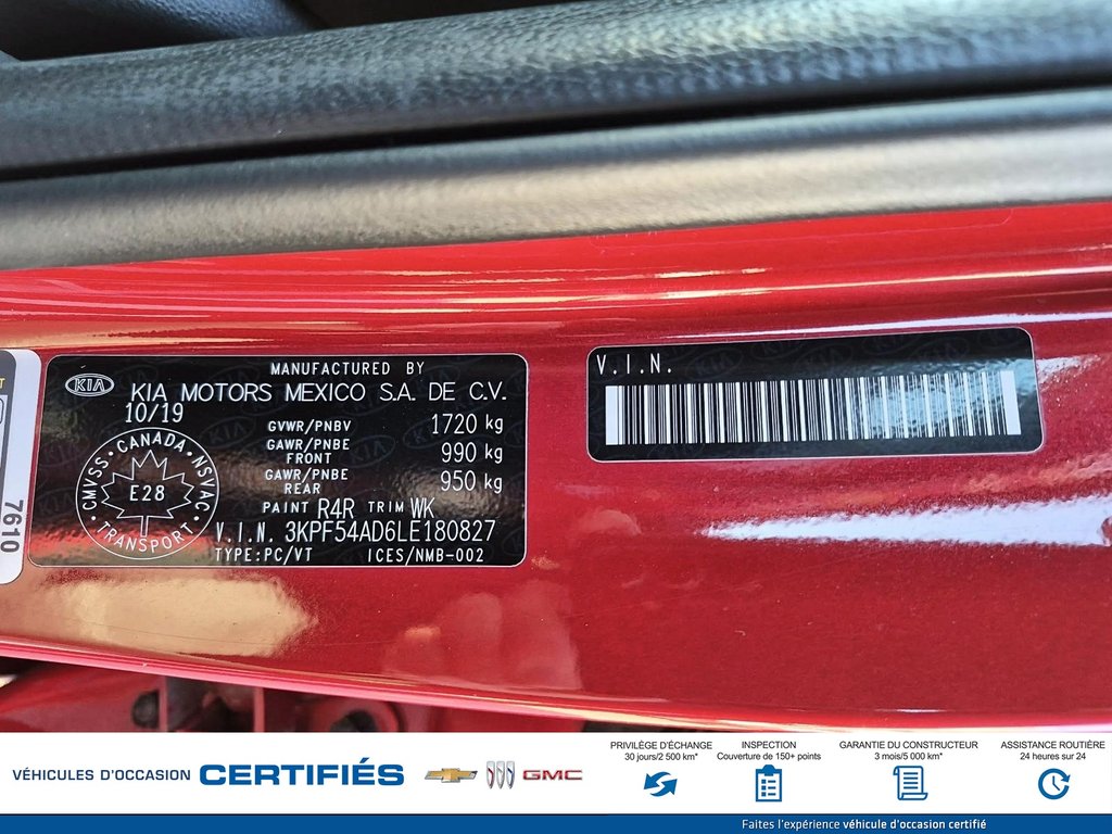 Kia FORTE 4DR SDN LTD IVT 2020 à Alma, Québec - 31 - w1024h768px