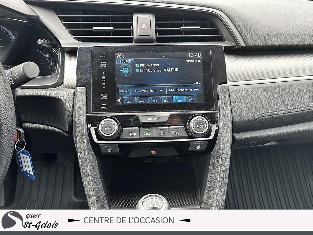 Honda Civic Sedan LX 2018 à La Malbaie, Québec - 14 - w1024h768px