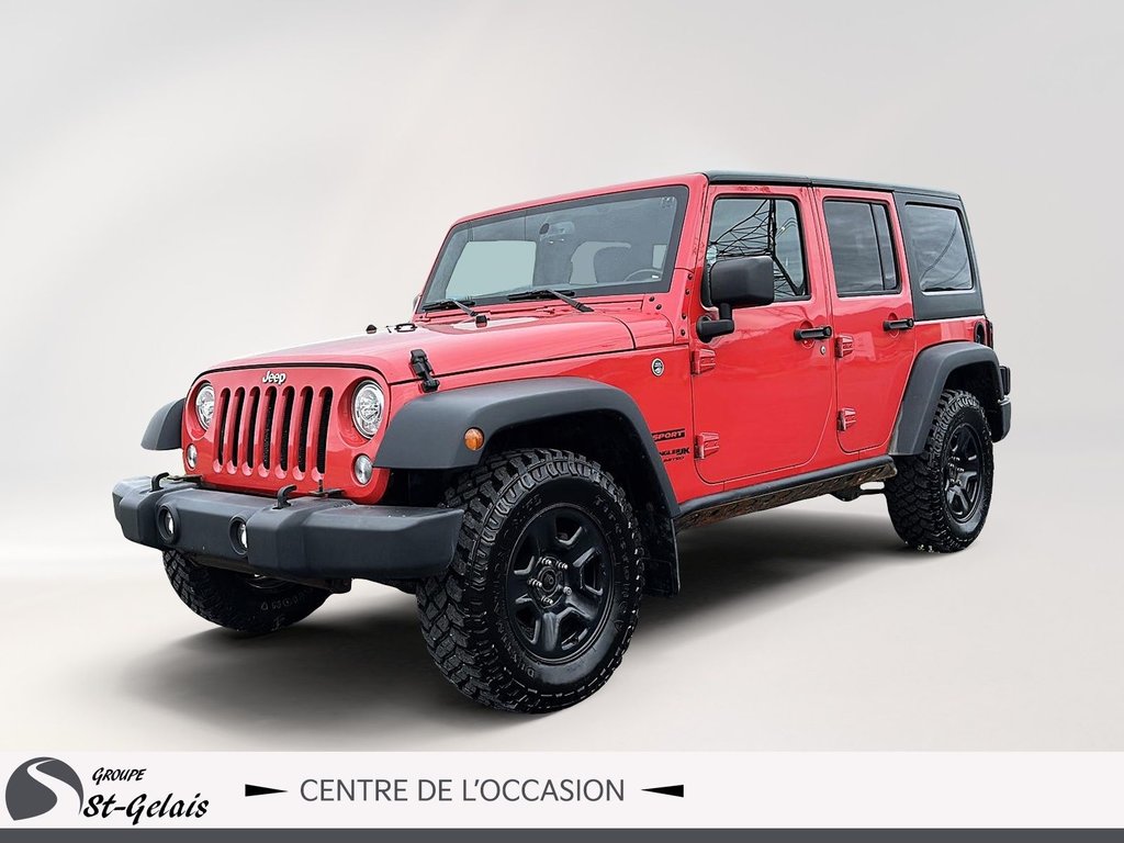 Jeep WRANGLER JK UNLIMITED Sport 2018 à La Malbaie, Québec - 1 - w1024h768px