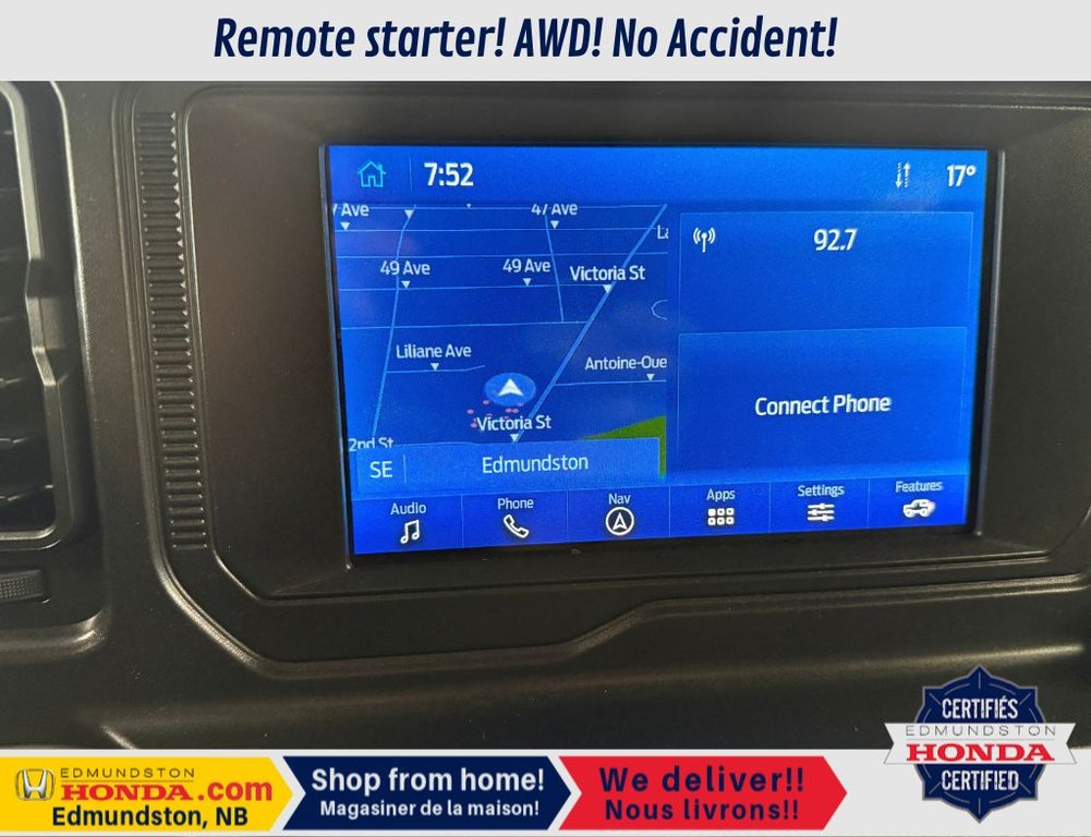 2023 Ford Bronco Black Diamond in Edmundston, New Brunswick - 12 - w1024h768px