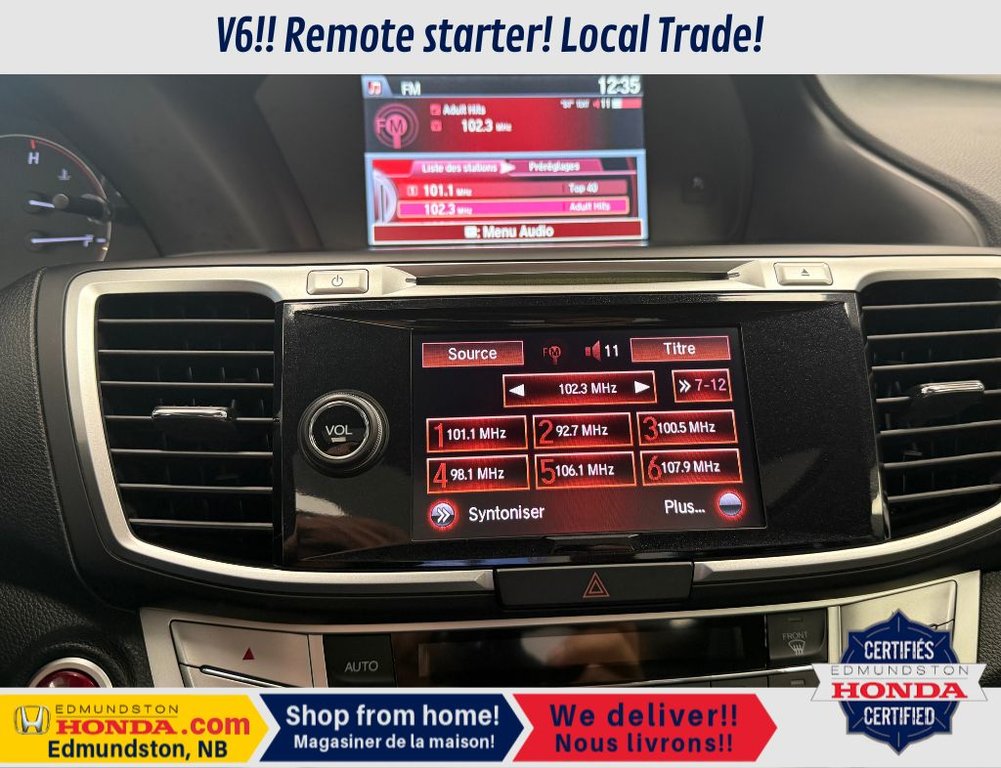Honda Accord Coupe EX-L w/Navi 2015 à Edmundston, Nouveau-Brunswick - 2 - w1024h768px