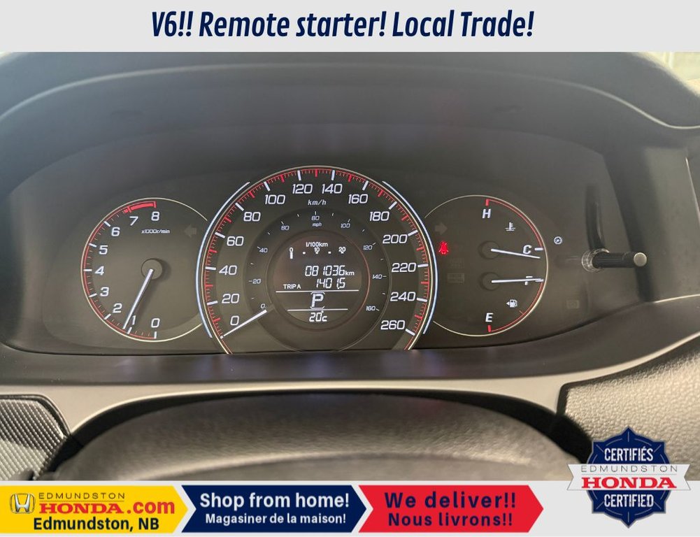 Honda Accord Coupe EX-L w/Navi 2015 à Edmundston, Nouveau-Brunswick - 9 - w1024h768px