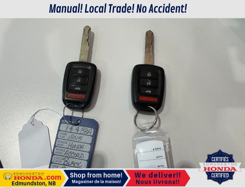 2015 Honda Accord Sedan LX in Edmundston, New Brunswick - 10 - w1024h768px
