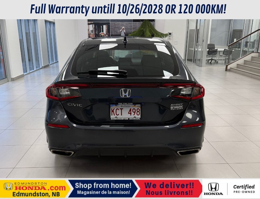 2024 Honda Civic Hatchback Sport in Edmundston, New Brunswick - 26 - w1024h768px