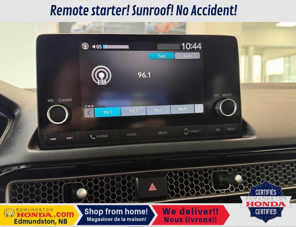 2022 Honda Civic Sedan EX in Edmundston, New Brunswick - 4 - w1024h768px