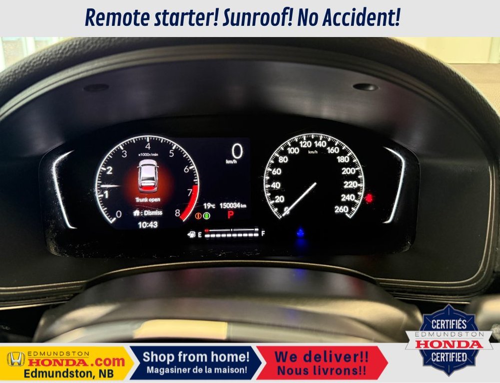 2022 Honda Civic Sedan EX in Edmundston, New Brunswick - 13 - w1024h768px