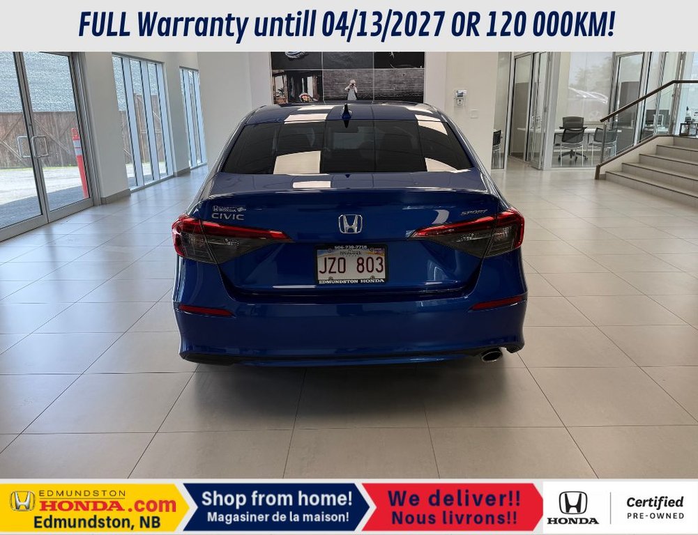 2022 Honda Civic Sedan Sport in Edmundston, New Brunswick - 6 - w1024h768px