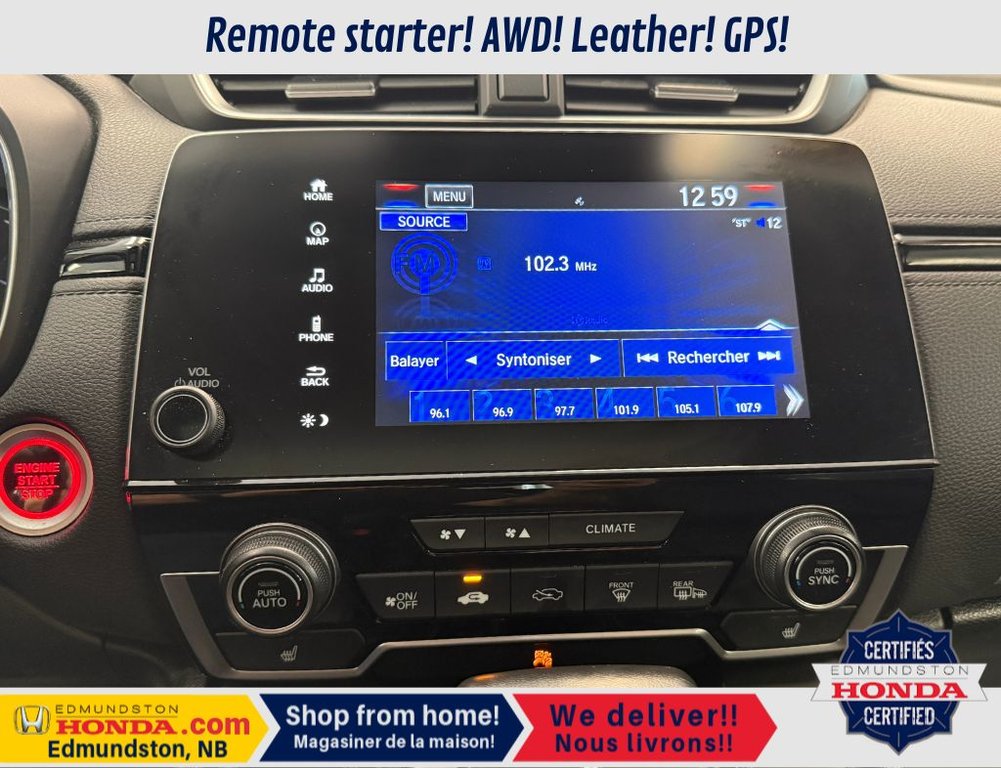 Honda CR-V Touring 2018 à Edmundston, Nouveau-Brunswick - 10 - w1024h768px
